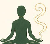Seated meditation figure for Daoyin Baojian Gong